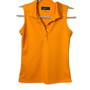 Loudmouth Women's Orange Sleeveless Polo Top